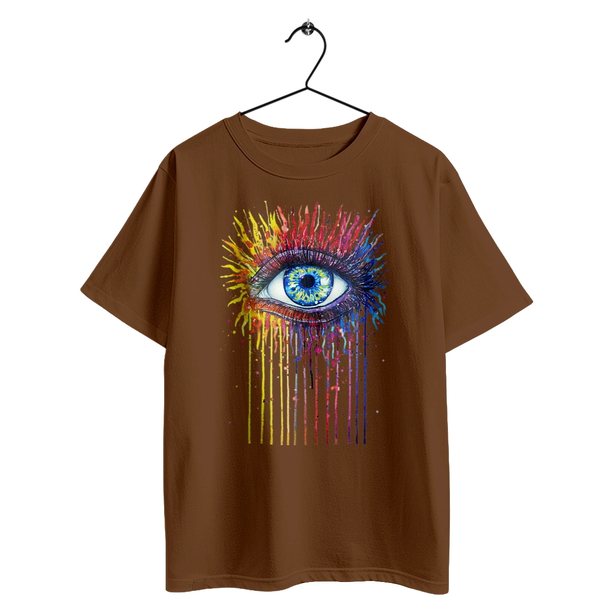 Colorful Flowing Eye
