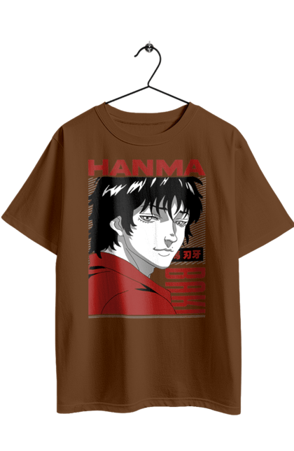 Футболка оверсайз з принтом "Боєць Баки". Anime, hanma baki, manga, аніме, боєць баки, бойові мистецтва, манга, серіал. 2070702