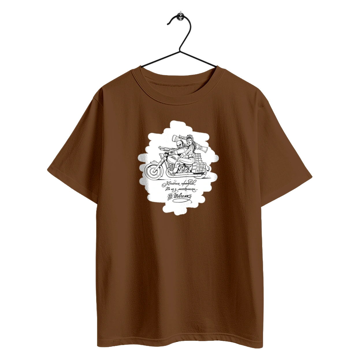 Шевченко на мотоциклі