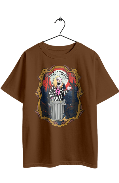 Oversized t-shirt with prints Beetlejuice. Beetlejuice, comedy, ghost, horror, movie, tim burton, warner bros. 2070702