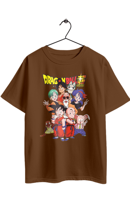 Футболка оверсайз з принтом "Перли дракона". Anime, dragon ball, goku, manga, vegeta, аніме, вегета, гоку, манга, перли дракона. 2070702