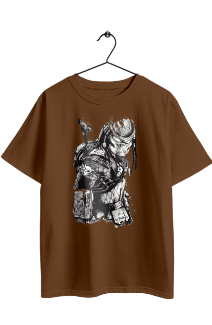 Oversized t-shirt with prints The Predator. Alien, cinema, film, predator, thriller. 2070702