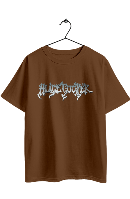 Футболка оверсайз з принтом "Еліс Купер". Alice cooper, актор, еліс купер, музикант, рок, рок музикант, хард рок, хеві метал. 2070702