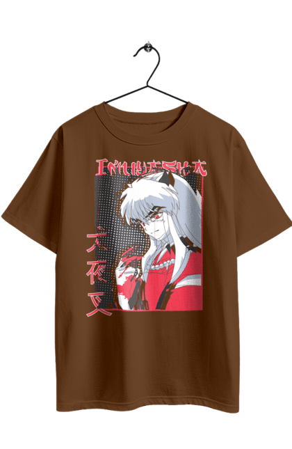Футболка оверсайз з принтом "Inuyasha". Anime, inuyasha, manga, rumiko takahashi, аніме, демон охоронець, манга, руміко такахасі. 2070702