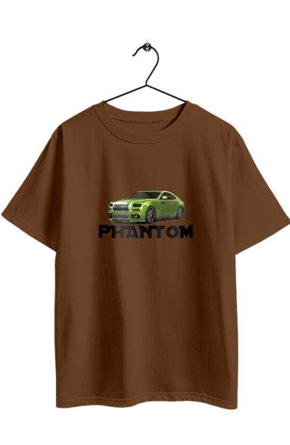 Футболка оверсайз з принтом "Ролс ройс". Авто, автомобіль, люкс клас, ролс ройс, седан, фантом. 2070702