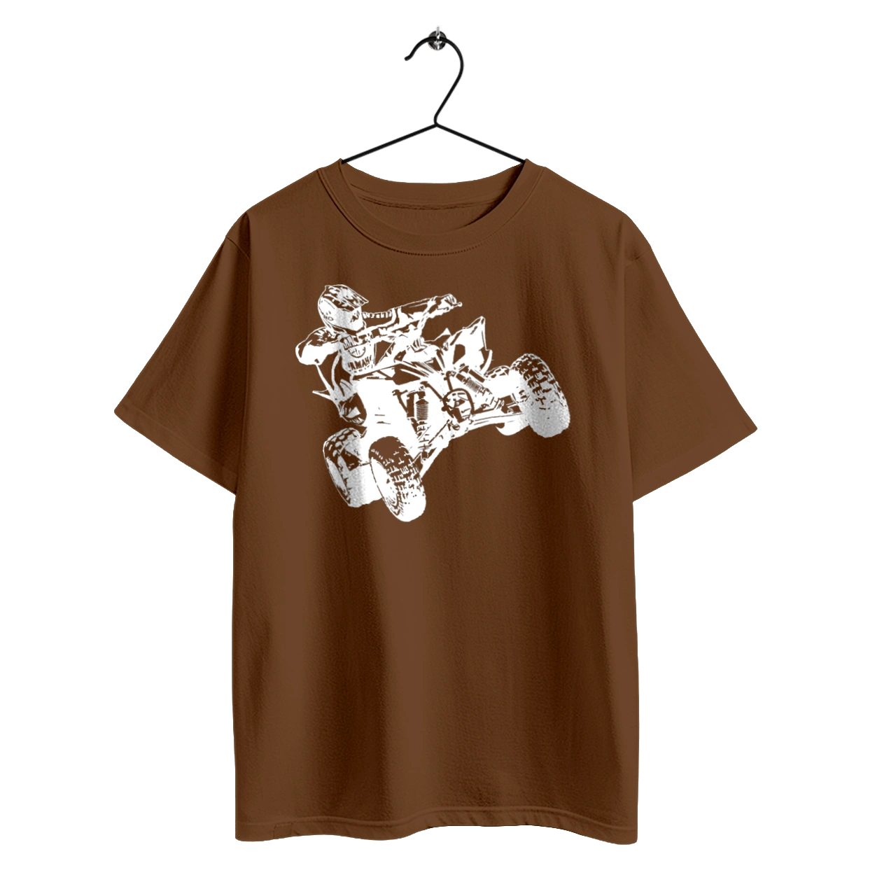 Человек На Квадроцикле Белый