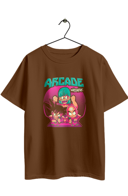 Футболка оверсайз з принтом "Перли дракона Булма". Anime, bulma, dragon ball, goku, manga, аніме, булма, гоку, манга, перли дракона. 2070702