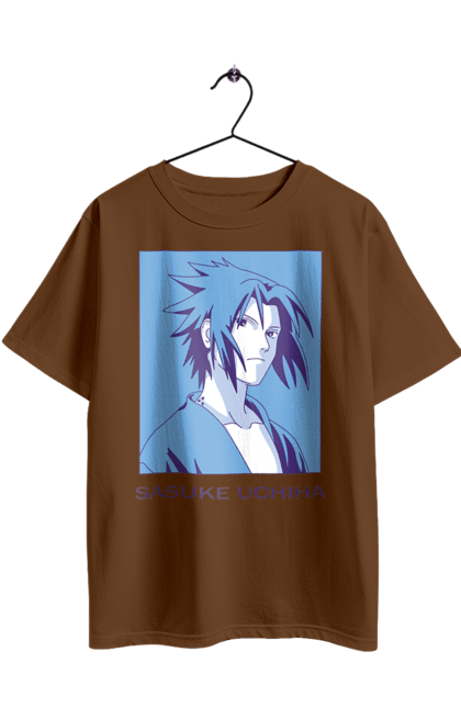 Oversized t-shirt with prints Naruto Sasuke Uchiha. Anime, manga, naruto, sasuke, sasuke uchiha, team 7, team number 7, uchiha. 2070702