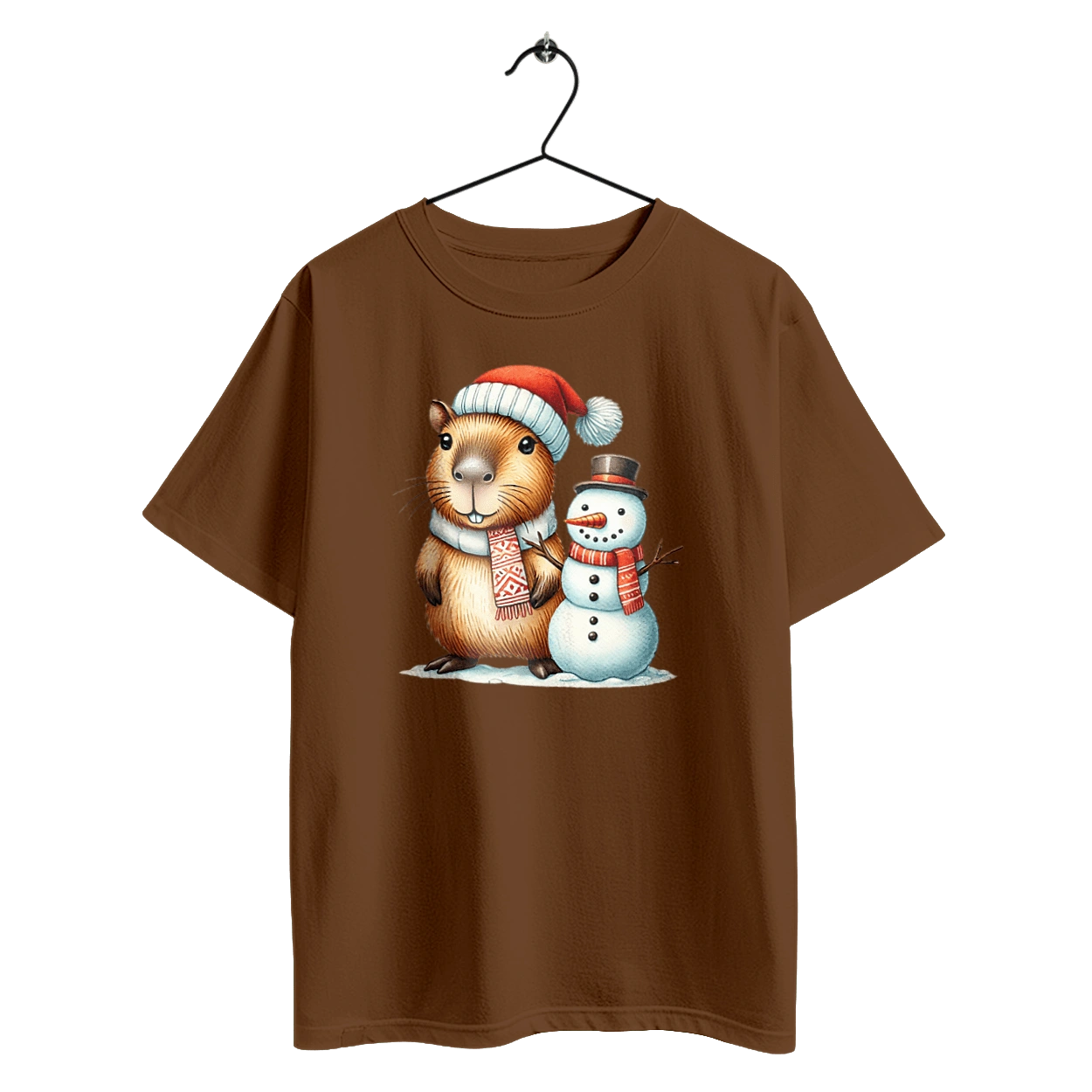 Capybara and Snowman