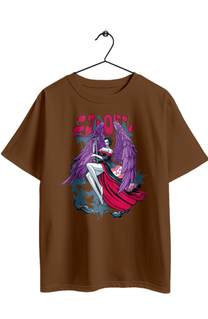 Футболка оверсайз з принтом "Ван Піс Ніко Робін". Nico robin, one piece, аніме, ван пис, ван піс, дитина диявола, манга, ніко робін, світ революції. 2070702