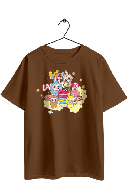 Oversized t-shirt with prints Labubu. Labubu, toys, weird cute. 2070702
