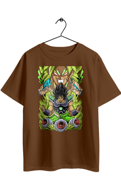 Футболка оверсайз з принтом "Перли дракона Бролі". Broly, dragon ball, manga, аніме, бролі, манга, перли дракона. 2070702