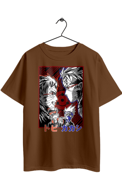 Oversized t-shirt with prints Naruto Kakashi Hatake. Anime, kakashi, manga, naruto, shinobi, shonen, team number 7. 2070702