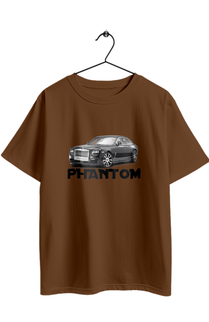 Футболка оверсайз з принтом "Рнолс ройс". Авто, автомобіль, люкс клас, ролс ройс, седан, фантом. 2070702