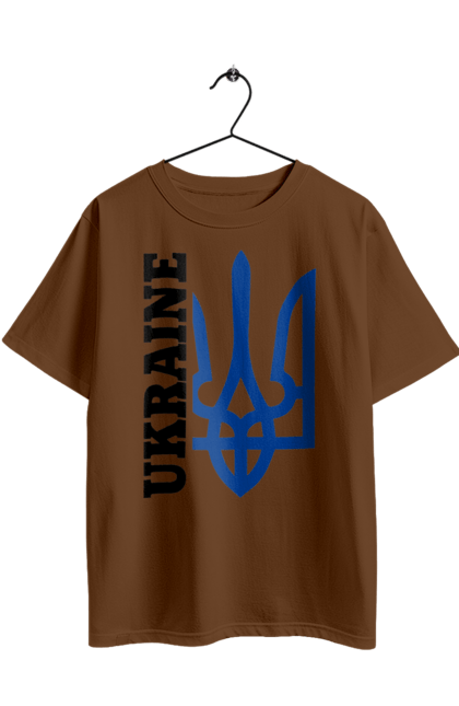 Футболка оверсайз з принтом "Герб України". Герб, україна. 2070702