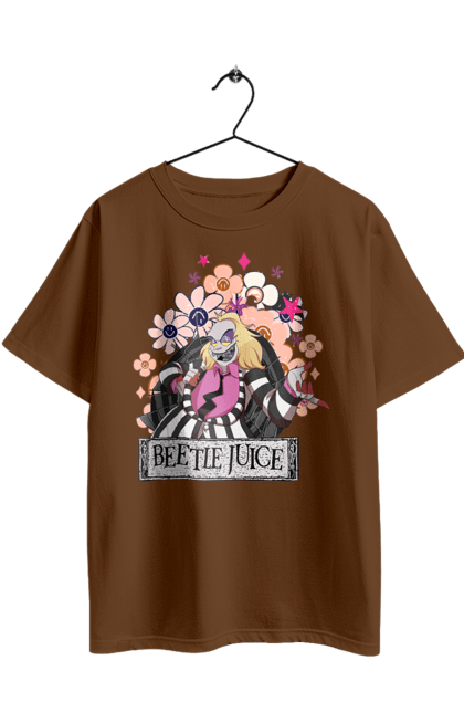 Oversized t-shirt with prints Beetlejuice. Beetlejuice, comedy, ghost, horror, movie, tim burton, warner bros. 2070702