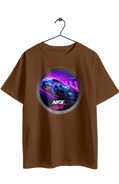 Футболка оверсайз з принтом "Need for speed Heat". Heat, need, need for speed, nfs, speed, unbound, нид, нфс, спид, фор. 2070702