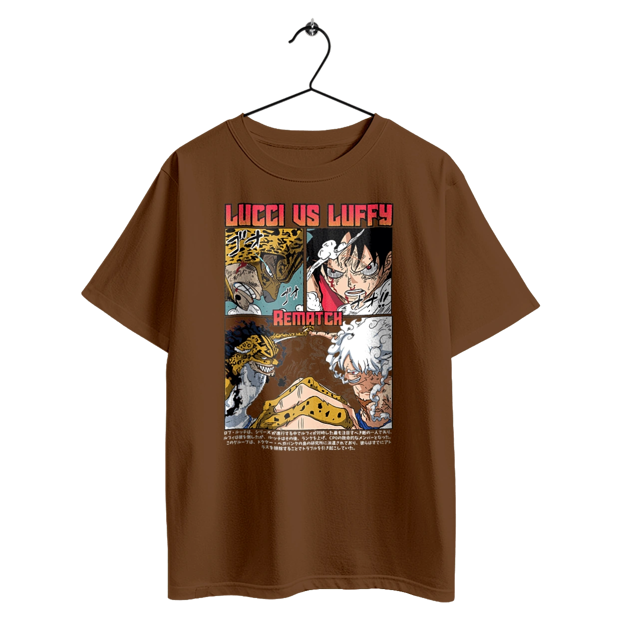 One Piece Rob Lucci and Luffy