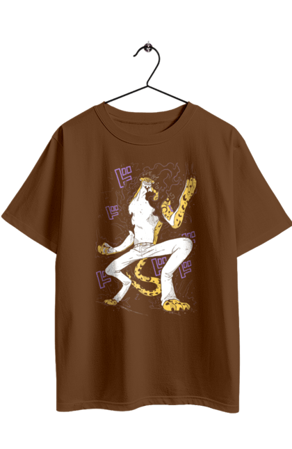 Футболка оверсайз з принтом "Ван Піс Роб Луччі". Lucci, one piece, rob lucci, аніме, ван піс, великий куш, луччі, манга, пірати, роб луччі. 2070702