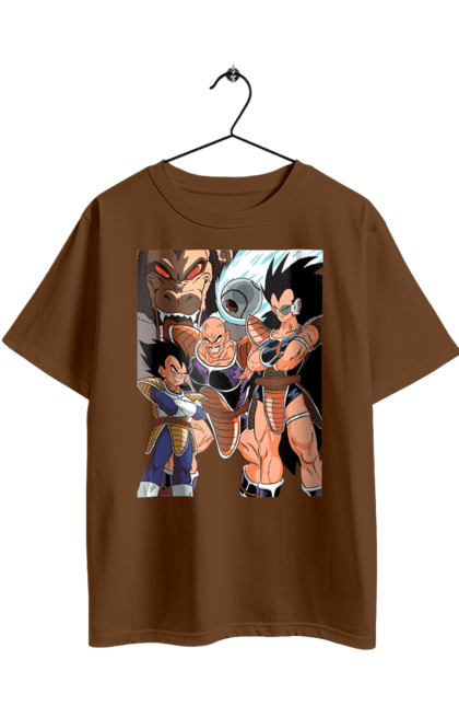 Футболка оверсайз з принтом "Перли дракона". Anime, dragon ball, goku, manga, vegeta, аніме, вегета, гоку, манга, перли дракона. 2070702