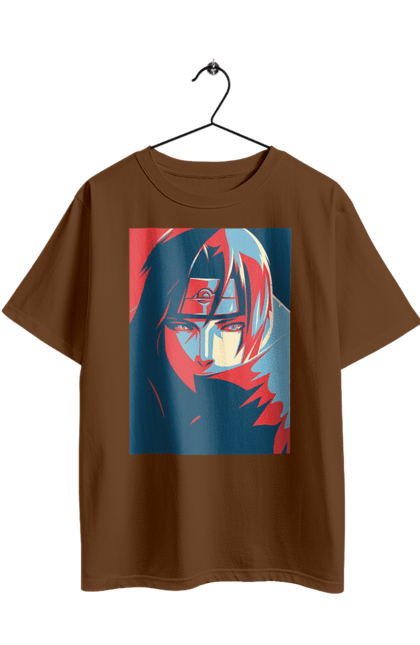 Футболка оверсайз с принтом Наруто Итачи. Itachi, itachi uchiha, naruto, аниме, итачи, манга, наруто, ниндзя, сериал, учиха. 2070702