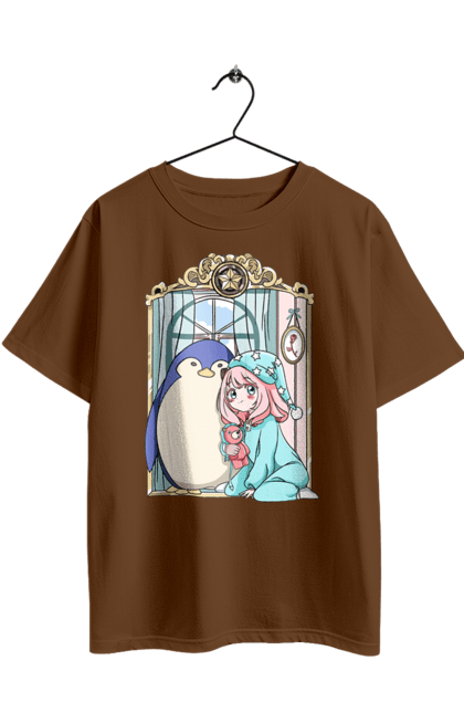 Футболка оверсайз з принтом "Сім'я шпигуна Аня". Spy x family, аниме, аня, йор, лойд, манга, сім я шпигуна. 2070702