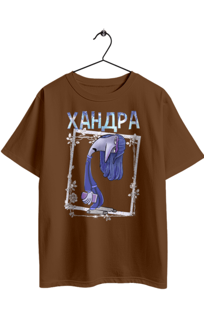 Футболка оверсайз с принтом Головоломка Хандра. Ennui, inside out, pixar, головоломка, мультфильм, хандра, эмоции. 2070702