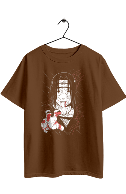 Oversized t-shirt with prints Naruto Itachi. Anime, character, itachi, itachi uchiha, manga, naruto, ninja, tv series, uchiha. 2070702