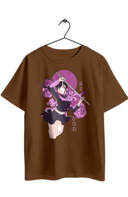 Футболка оверсайз з принтом "Винищувач Демонів Канао". Anime, demon slayer, kanao, kimetsu no yaiba, manga, аніме, винищувач демонів, канао, манга, серіал. 2070702