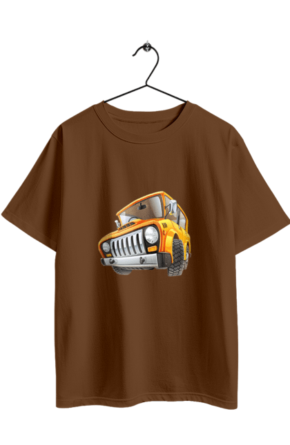 Футболка оверсайз з принтом "Вантажівка". Авто, автомобіль, вантажівка, дитячий малюнок, зображення авто. 2070702