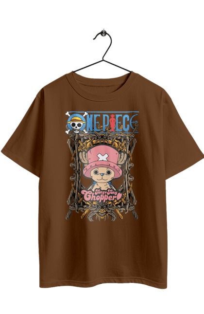 Футболка оверсайз з принтом "Ван Піс Тоні Тоні Чоппер". One piece, аніме, ван пис, манга, пригоди, ранобе, серіал, тоні тоні чоппер, фентезі. 2070702