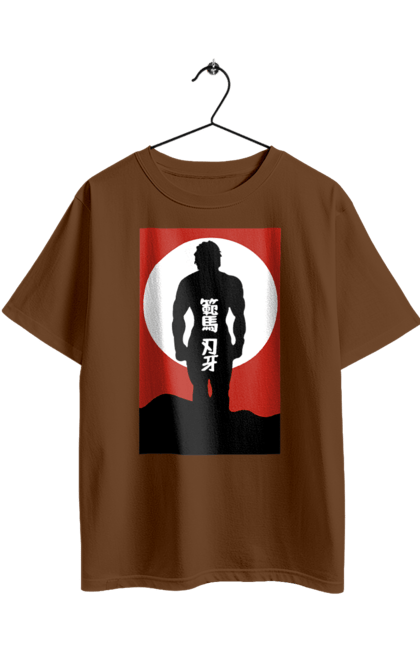 Футболка оверсайз з принтом "Боєць Баки". Anime, hanma baki, manga, аніме, боєць баки, бойові мистецтва, манга, серіал. 2070702