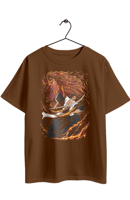 Футболка оверсайз з принтом "Бліч Кенпачі Заракі". Bleach, gotei thirteen, kenpachi, kenpachi zaraki, аніме, бліч, готей 13, кенпачі заракі, манга. 2070702