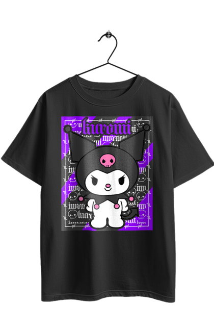 Футболка оверсайз з принтом "Хелло Кітті Куромі". Hello kitty, аніме, куромі, моя мелодія, персонаж, санріо, хелло кітті. 2070702