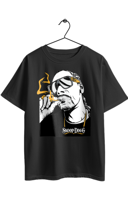 Футболка оверсайз з принтом "Снуп Доґґ". Snoop dogg, актор, музикант, продюсер, репер, снуп догг. 2070702