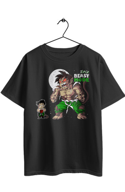 Футболка оверсайз з принтом "Перли дракона Гохан". Anime, dragon ball, goku, manga, аніме, гоку, гохан, манга, перли дракона. 2070702