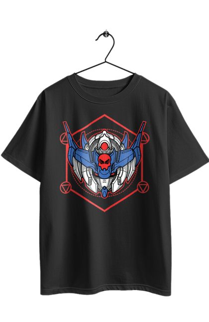 Oversized t-shirt with prints Killer robot head. Cyborg, killer, killer robot, robot, robot head, technique. 2070702