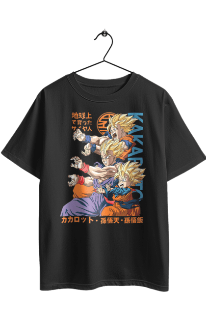 Футболка оверсайз з принтом "Перли дракона". Anime, dragon ball, goku, manga, vegeta, аніме, вегета, гоку, манга, перли дракона. 2070702