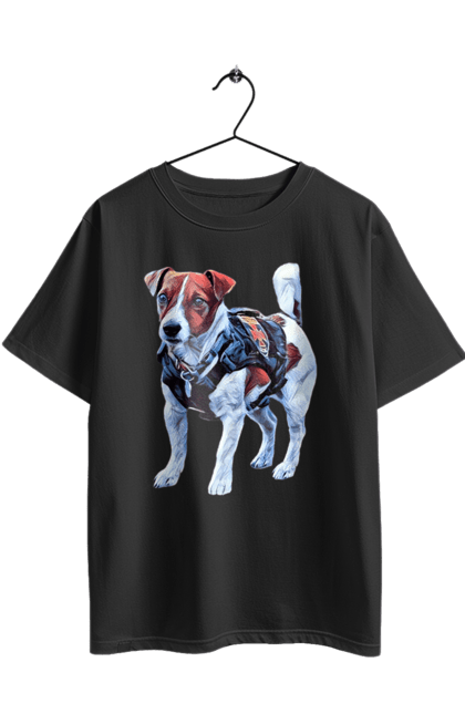 Футболка оверсайз з принтом "Пес Патрон". Зсу, патрон, пес, пес патрон, україна. 2070702