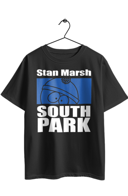 Oversized t-shirt with prints South Park Stan Marsh. Cartoon series, south park, stan, stan marsh. 2070702