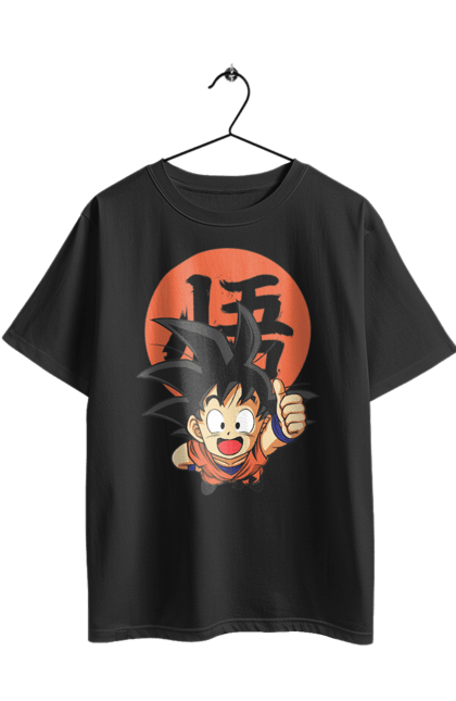 Футболка оверсайз з принтом "Перли дракона Сон Гоку". Dragon ball, manga, son goku, аніме, гоку, манга, перли дракона, сон гоку. 2070702