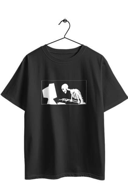 Футболка оверсайз з принтом "Програміст". Angular, c, css, html, it, javascript, jquery, php, python, react, svelt, vue, айтишник, айті, гумор, код, кодувати, прогер, програміст, програмісти, ти ж, ти ж програміст, тиж програміст. 2070702