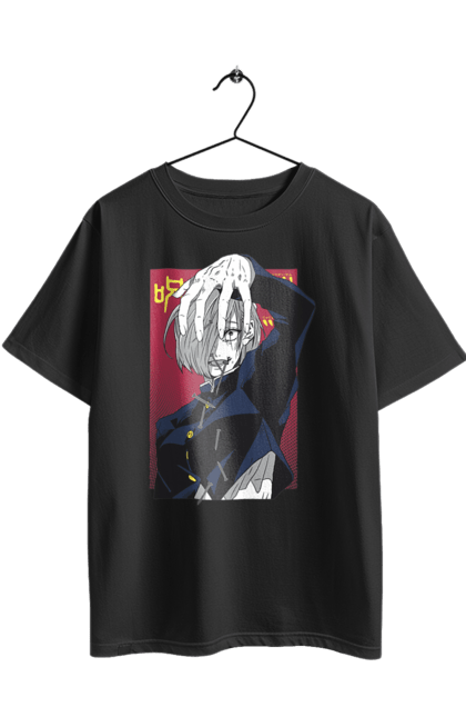 Футболка оверсайз з принтом "Магічна битва Нобара". Anime, jujutsu kaisen, manga, nobara, nobara kugisaki, аніме, магічна битва, манга, нобара, нобара кугісакі. 2070702