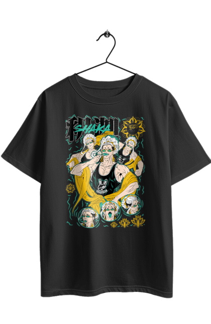 Футболка оверсайз з принтом "Повість про кінець світу Будда". Anime, buddha, manga, record of ragnarok, аніме, будда, комікс, манга, нетфлікс. 2070702