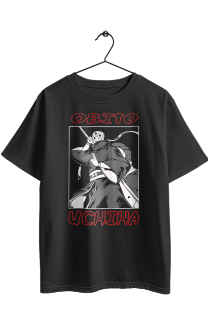 Футболка оверсайз з принтом "Наруто". Naruto, obito uchiha, аніме, манга, наруто, ніндзя, персонаж, серіал. 2070702