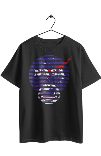 Футболка оверсайз з принтом "NASA". Nasa, авіація, астронавтика, дослідження, космонавтика, космос, наука, ракета, сша, технології. 2070702