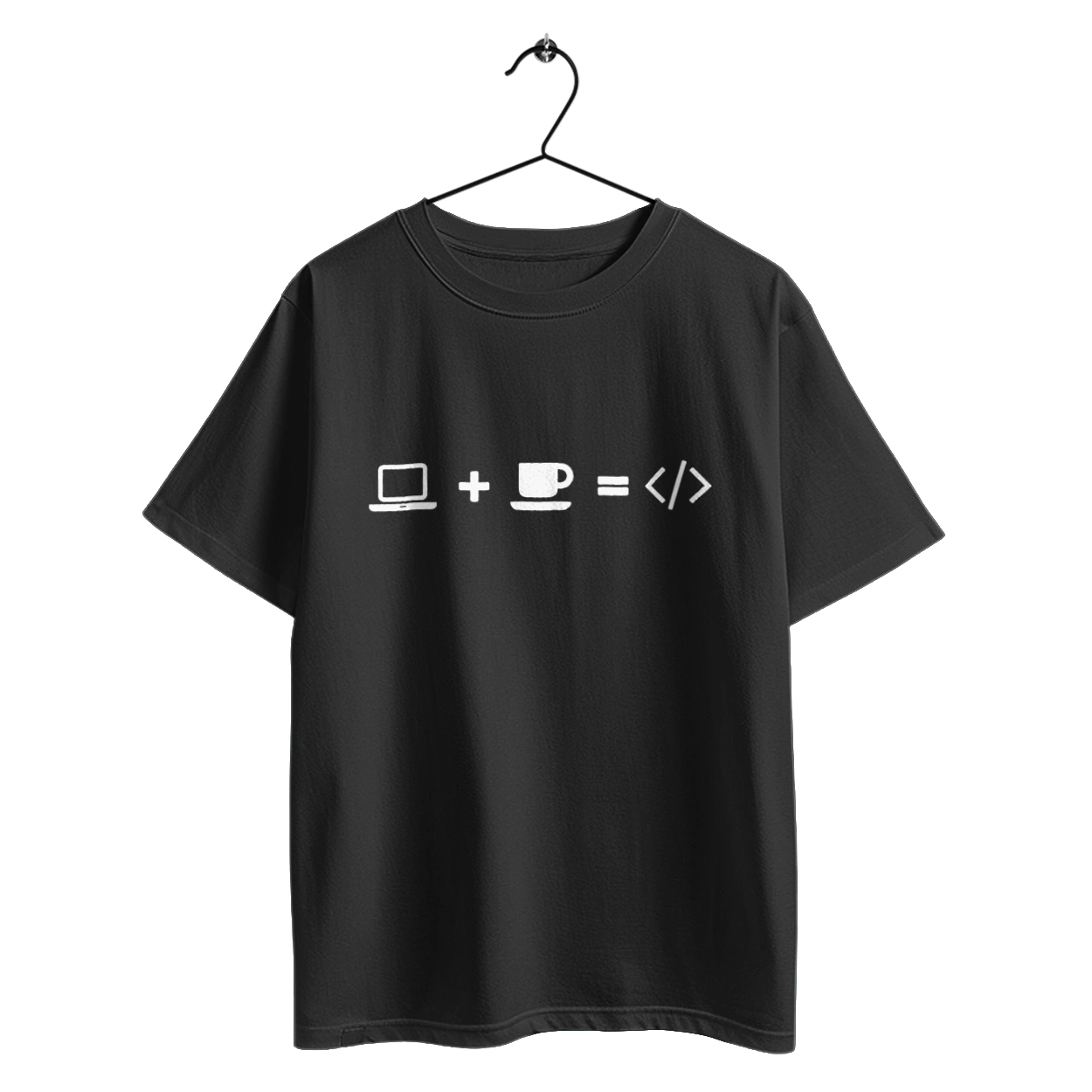 Computer plus coffee equals code