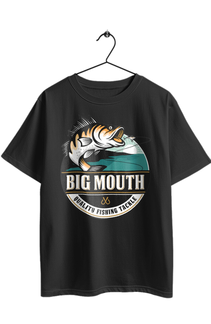 Футболка оверсайз з принтом "Рибалка". Вилика рибалка, рибалка, хоббі. 2070702