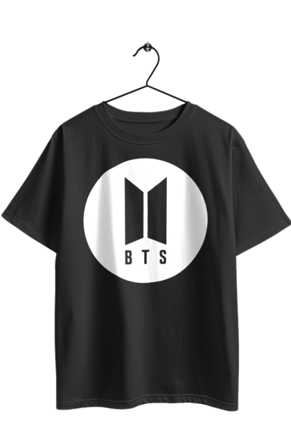 Oversized t-shirt with prints BTS. Beyond the scene, bts, group, k pop, k-pop, music, musical group. 2070702