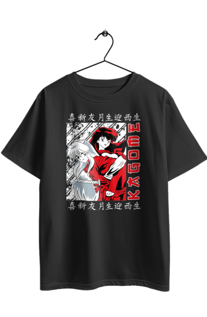 Футболка оверсайз з принтом "Inuyasha". Anime, inuyasha, manga, rumiko takahashi, аніме, демон охоронець, манга, руміко такахасі. 2070702